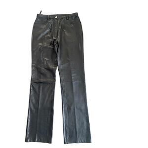 Beyond Sport California Black Genuine Leather Pants Size XL
